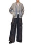 Figure View - Click To Enlarge - JIYONGKIM - Sun Bleached Extra Wide Belted Cargo Pants