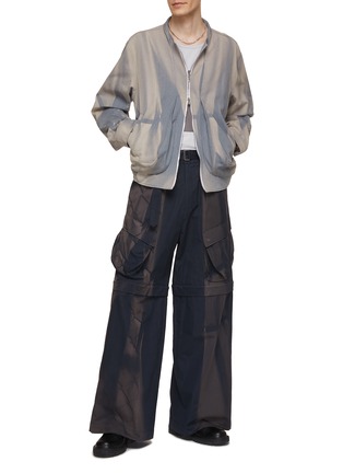 Figure View - Click To Enlarge - JIYONGKIM - Sun Bleached Shawl Collar Jacket