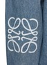  - LOEWE - Embroidered Anagram Sleeves Denim Jacket