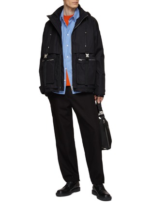 Figure View - Click To Enlarge - LOEWE - Hooded Detachable Padded Parka