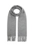 Main View - Click To Enlarge - JOVENS - Cashmere Fringed Waterweave Scarf