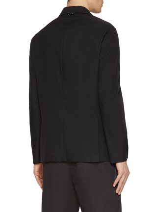 Back View - Click To Enlarge - NEIL BARRETT - Single Breasted Panelled Blazer