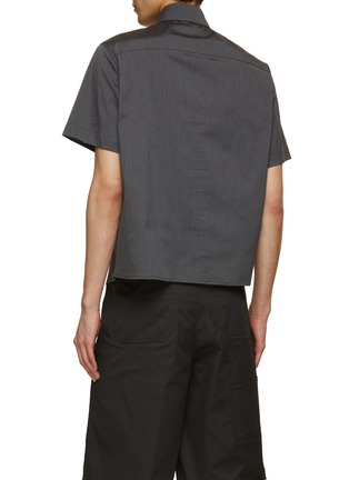 Back View - Click To Enlarge - NEIL BARRETT - Concealed Placket Loose Fit Shirt