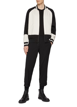 Figure View - Click To Enlarge - NEIL BARRETT - Easy Fit Reversible Bomber Jacket