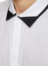  - NEIL BARRETT - Contrast Collar Detail Slim Fit Cotton Shirt