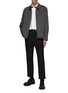 Figure View - Click To Enlarge - NEIL BARRETT - Contrast Collar Detail Slim Fit Cotton Shirt