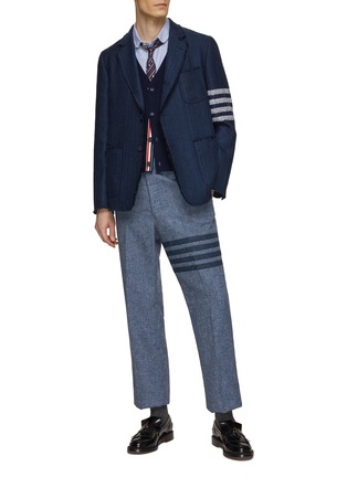 Figure View - Click To Enlarge - THOM BROWNE  - Armband Cotton Shirt