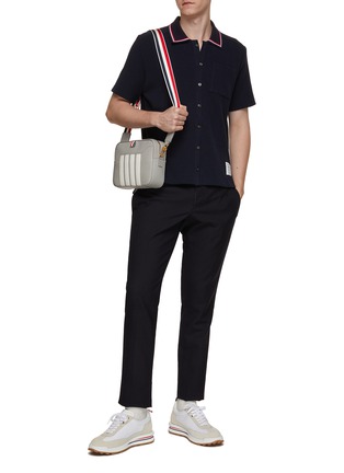 Figure View - Click To Enlarge - THOM BROWNE  - Framed Collar Shirt