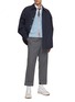 Figure View - Click To Enlarge - THOM BROWNE  - Armband Ripstop Shirt Jacket