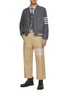 Figure View - Click To Enlarge - THOM BROWNE  - 4-Bar Wool Cashmere Jacket