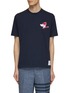Main View - Click To Enlarge - THOM BROWNE  - Embroidered Hector With Hat Crewneck T-Shirt