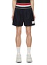 Main View - Click To Enlarge - THOM BROWNE  - Elastic Waistband Rugby Shorts
