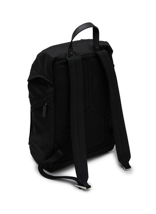 Detail View - Click To Enlarge - PRADA - Logo Plaque Buckle Backpack