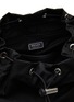 Detail View - Click To Enlarge - PRADA - Logo Plaque Buckle Backpack