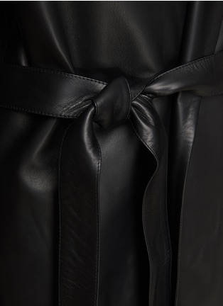  - THE ROW - Babil Leather Coat