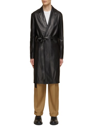 Main View - Click To Enlarge - THE ROW - Babil Leather Coat