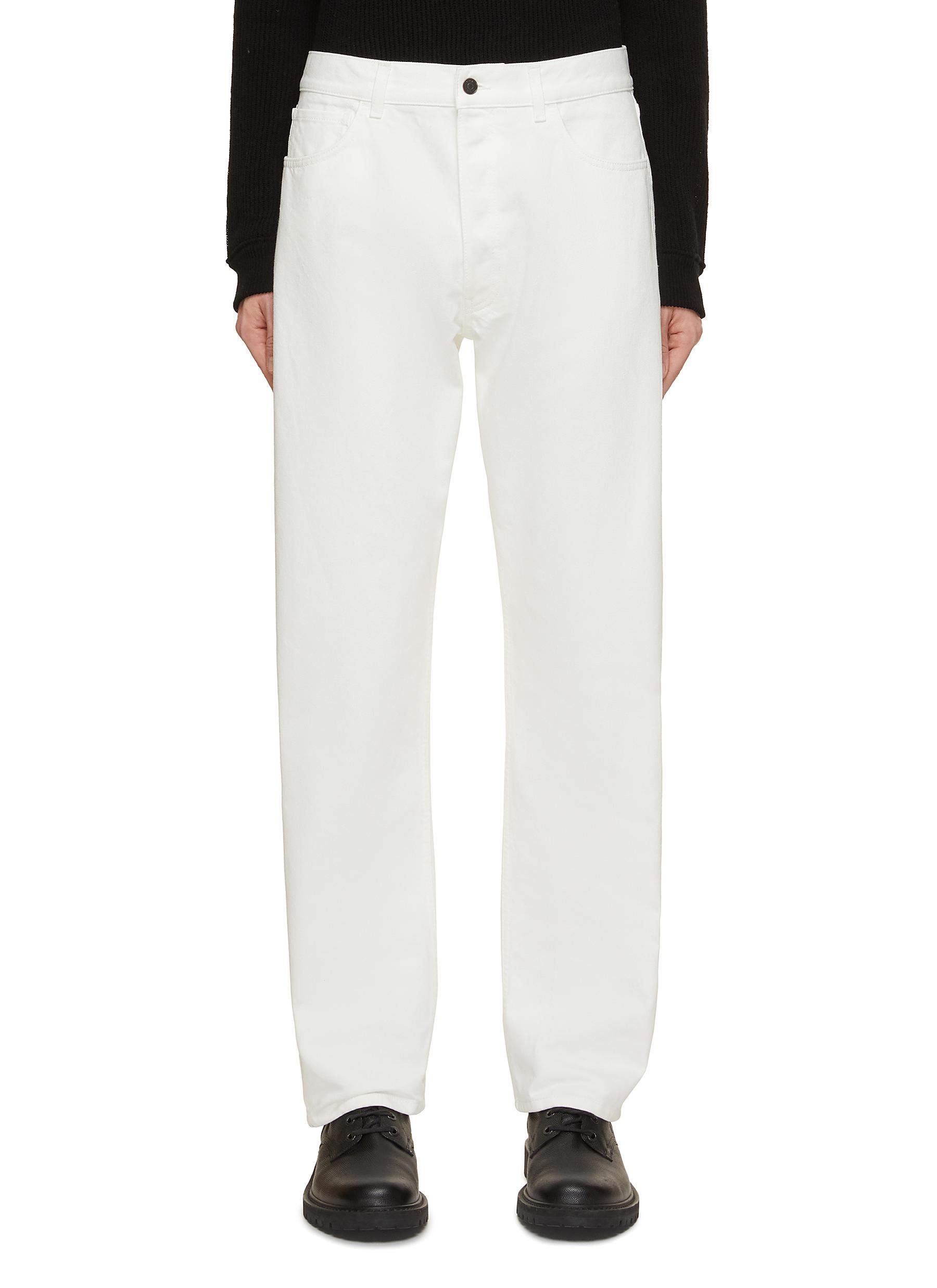 Barrie denim suit trousers - White