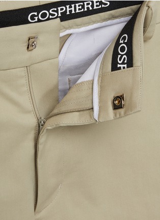  - GOSPHERES - Logo Embroidered Cargo Pants