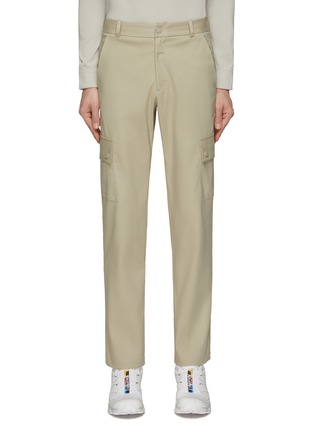 Main View - Click To Enlarge - GOSPHERES - Logo Embroidered Cargo Pants