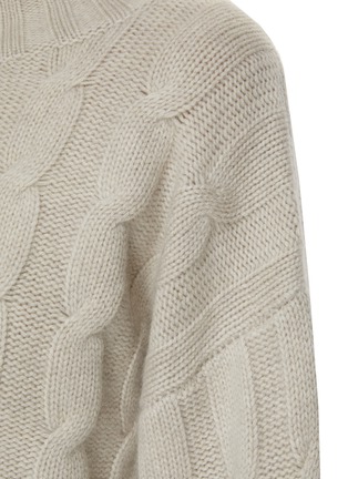  - LE KASHA - Cotton Cable Knit Sweater
