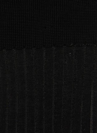 Detail View - Click To Enlarge - FALKE - Striped Shadow Cotton Blend Short Socks