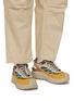 Figure View - Click To Enlarge - MONCLER - Trailgrip Suede Low Top Sneakers