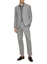 Figure View - Click To Enlarge - ISAIA - Single Breasted Stripe Wool Suit