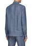 Back View - Click To Enlarge - ISAIA - Linen Shirt Jacket