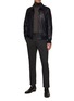 Figure View - Click To Enlarge - ISAIA - Grained Leather Bomber Jacket