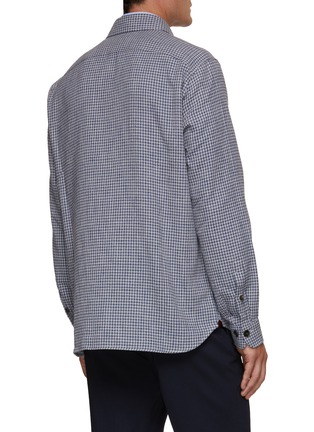 Back View - Click To Enlarge - ISAIA - Houndstooth Shirt Jacket
