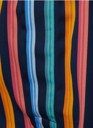 Detail View - Click To Enlarge - DEREK ROSE - Colourful Stripe Cotton Boxers