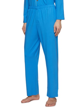 Detail View - Click To Enlarge - DEREK ROSE - Modal Blend Contrast Trim Pyjama Set