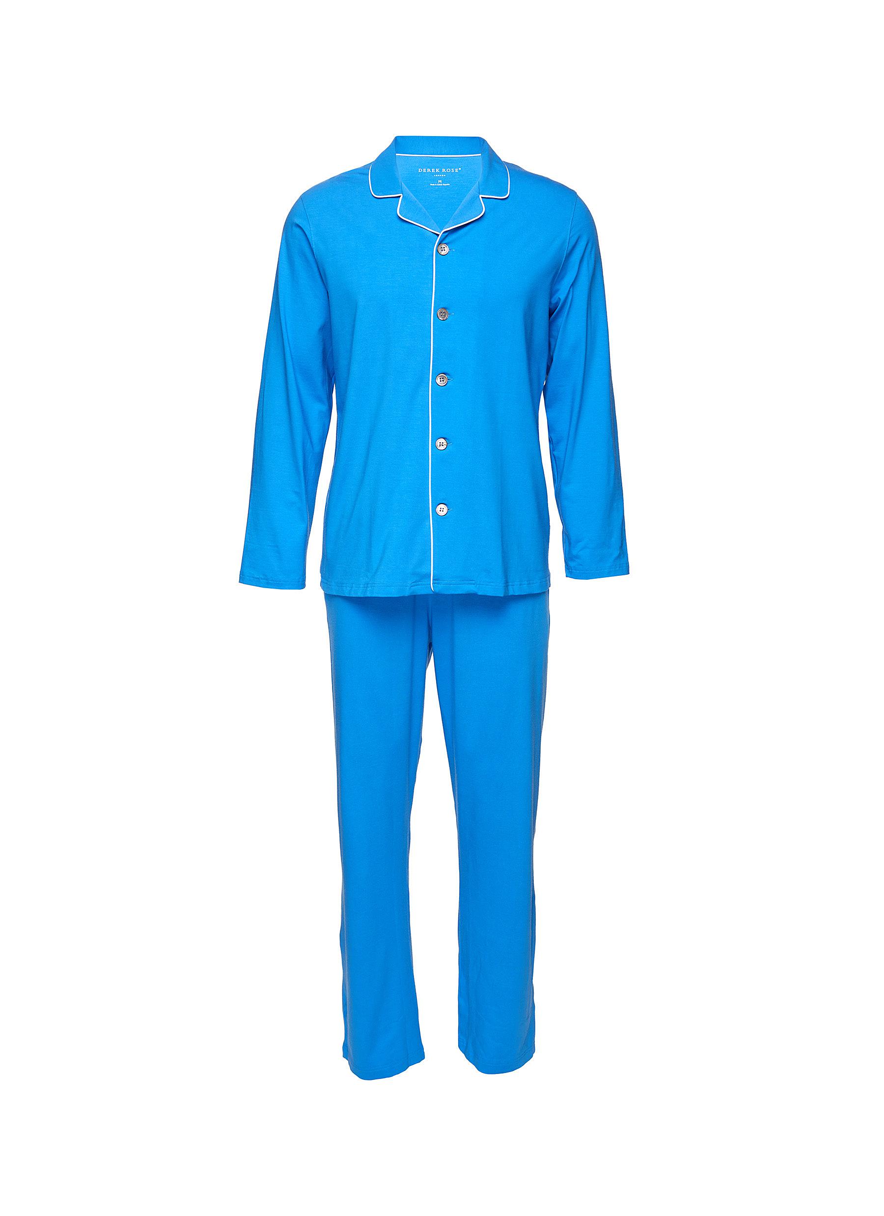 Modal Blend Contrast Trim Pyjama Set