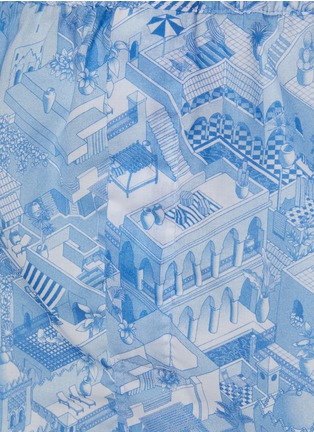 Detail View - Click To Enlarge - DEREK ROSE - Marrakech City Print Cotton Boxers