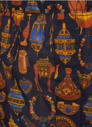 Detail View - Click To Enlarge - DEREK ROSE - Moroccan Print Cotton Boxers