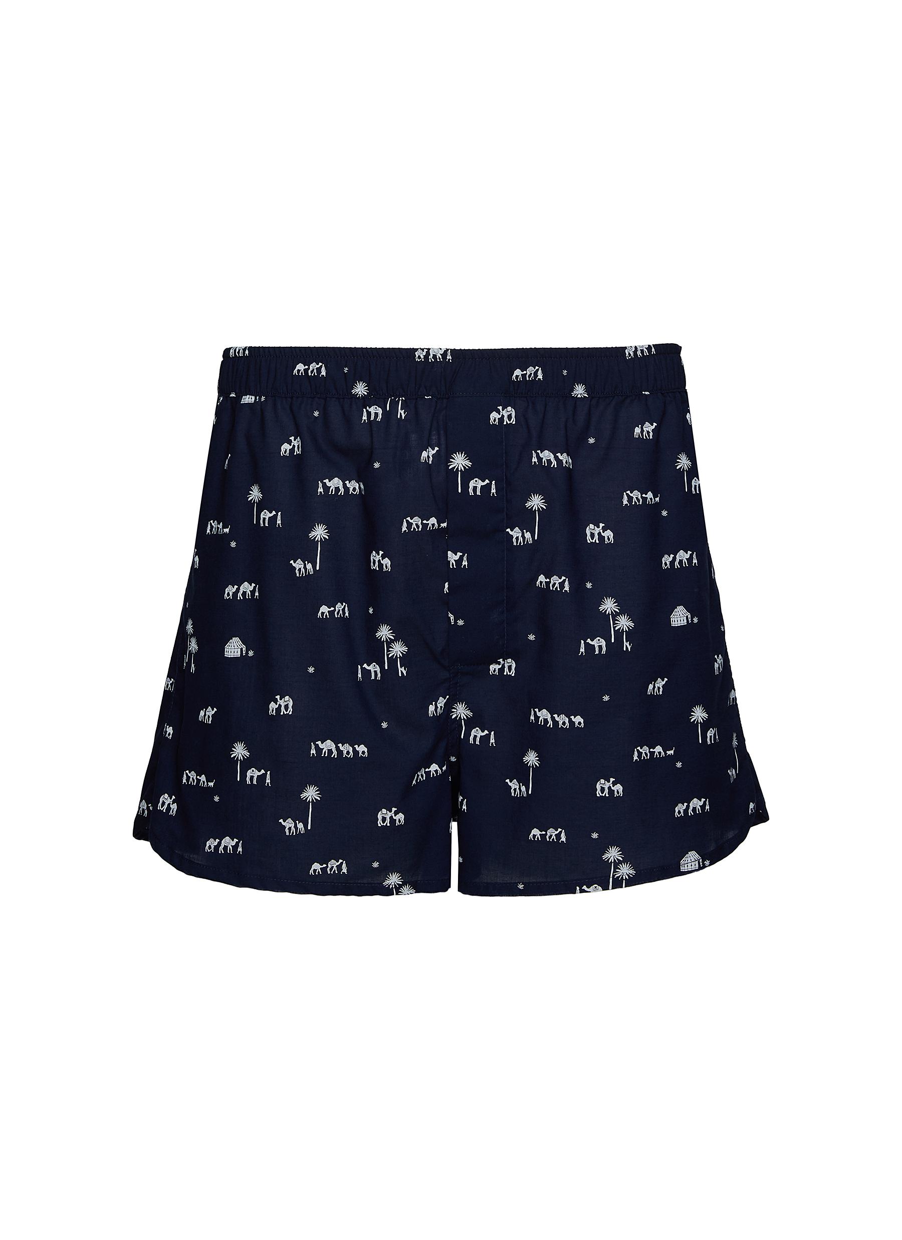 Camel Keepers Print Cotton Boxer