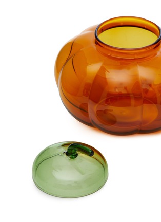 Detail View - Click To Enlarge - ICHENDORF MILANO - Vegetables Glass Pumpkin Sugar Pot