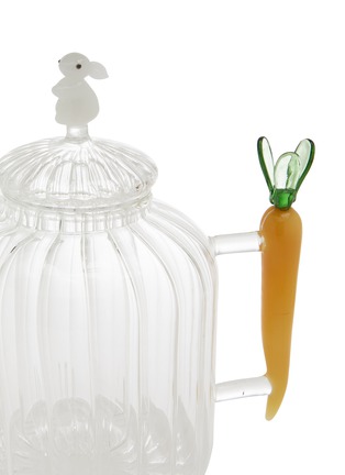 Detail View - Click To Enlarge - ICHENDORF MILANO - Vegetables Carrot Glass Teapot