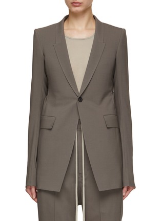 Main View - Click To Enlarge - RICK OWENS  - Single Breasted Blazer