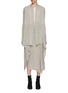 Main View - Click To Enlarge - RICK OWENS  - Long Wrap Cashmere Knit Cardigan