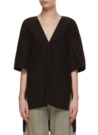 Main View - Click To Enlarge - RICK OWENS  - V-neck Island Top