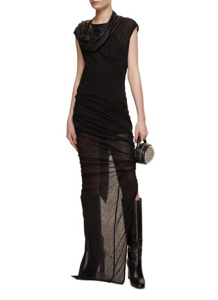 Figure View - Click To Enlarge - RICK OWENS  - Scarf Dress