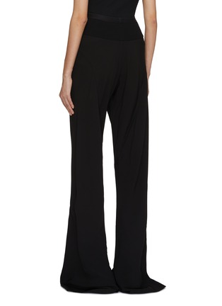 Back View - Click To Enlarge - RICK OWENS  - Wide Leg Flared Pants