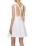 Back View - Click To Enlarge - ALAÏA - Tank Collar Flared Dress