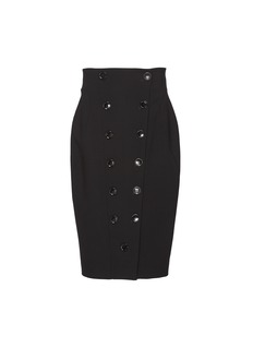 ALAÏA | Bottoned Pencil Skirt | Women | Lane Crawford