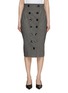 Main View - Click To Enlarge - ALAÏA - Military Button Pencil Skirt