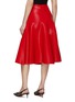 Back View - Click To Enlarge - ALAÏA - Ribbed Flare Midi Skirt