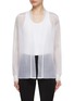 Front View - Click To Enlarge - ALAÏA - Sheer Stripes Cardigan