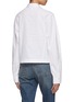 Back View - Click To Enlarge - ALAÏA - Cliched Waist Cotton Shirt