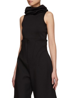 インナー・ルームウェアその他 Alaia Halter Bodysuit ALAIA MESH INSERT HALTER BODYSUIT – AKIRA